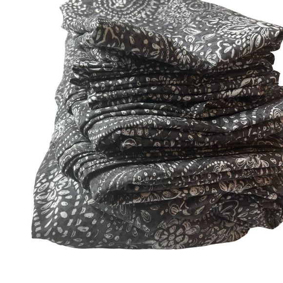 No Brand Other - Twin XL Sheet Sets - 2 Sets of Gray Paisley Premium Sheets Polyester Durable